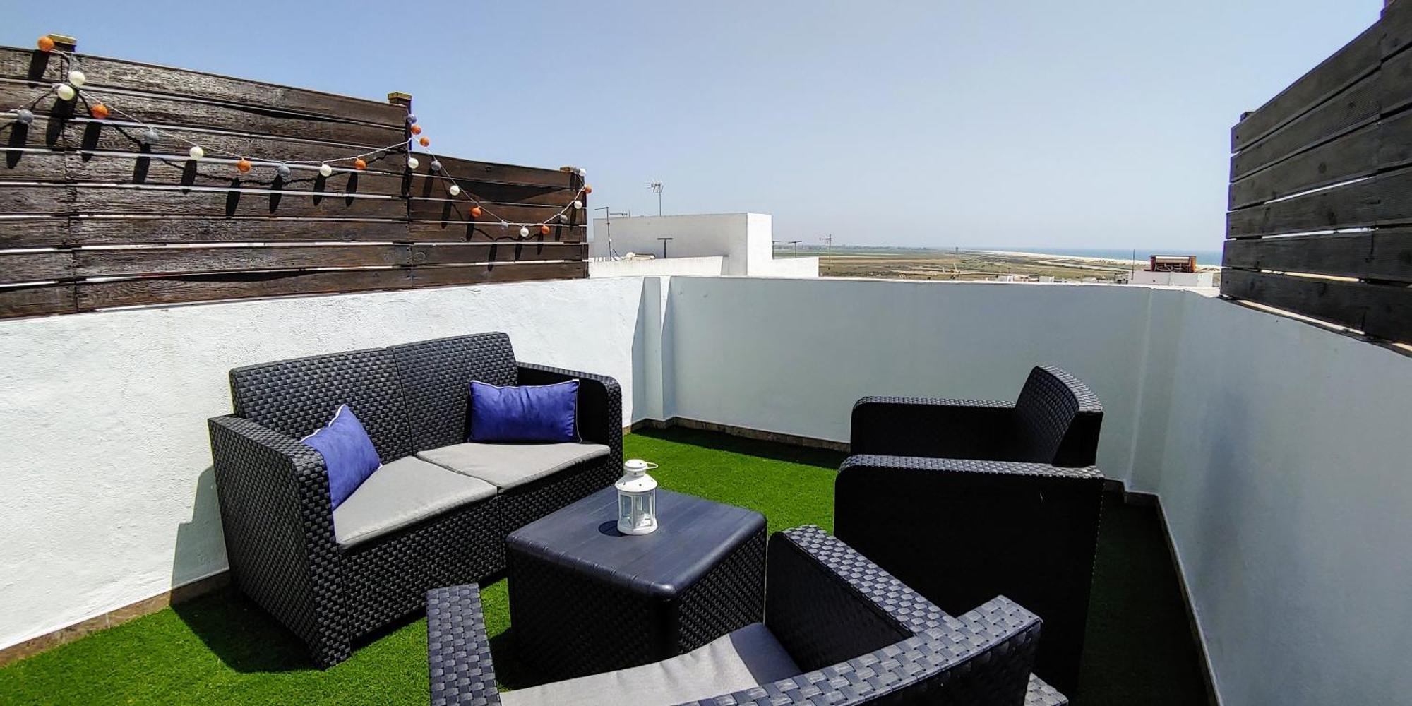 Casa Vistas A Trafalgar Solo Familias O Parejas - Parking Privado Opcional - โกนิล เด ลาฟรอนเตรา ภายนอก รูปภาพ
